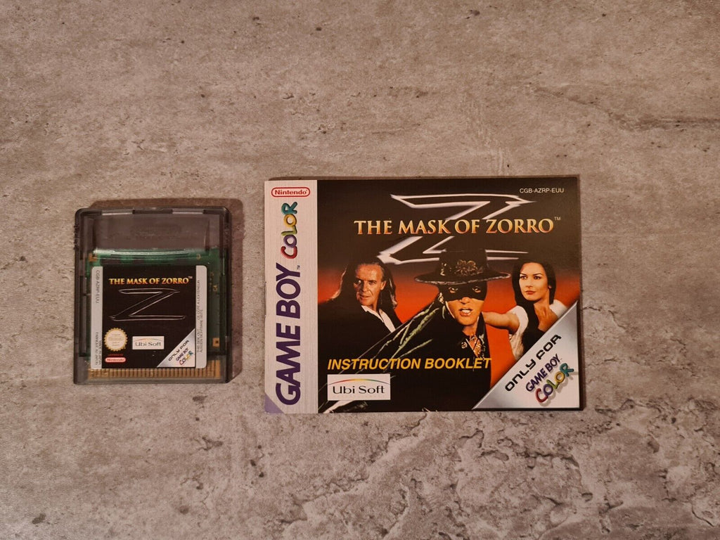 Nintendo Game Boy Color The Mask of Zorro mit OVP und Anleitung EUR - T-Retro-Games 