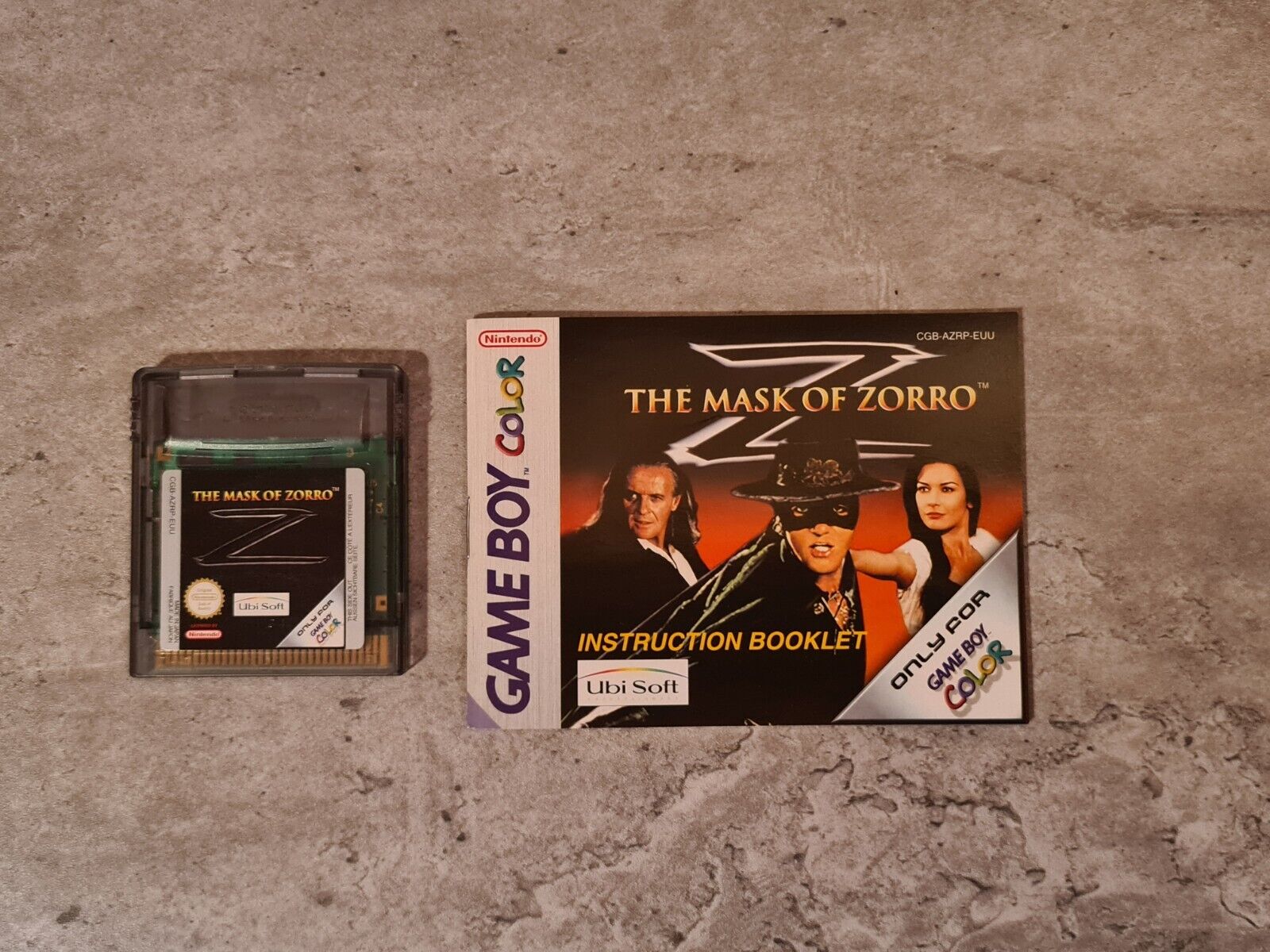 Nintendo Game Boy Color The Mask of Zorro mit OVP und Anleitung EUR - T-Retro-Games 