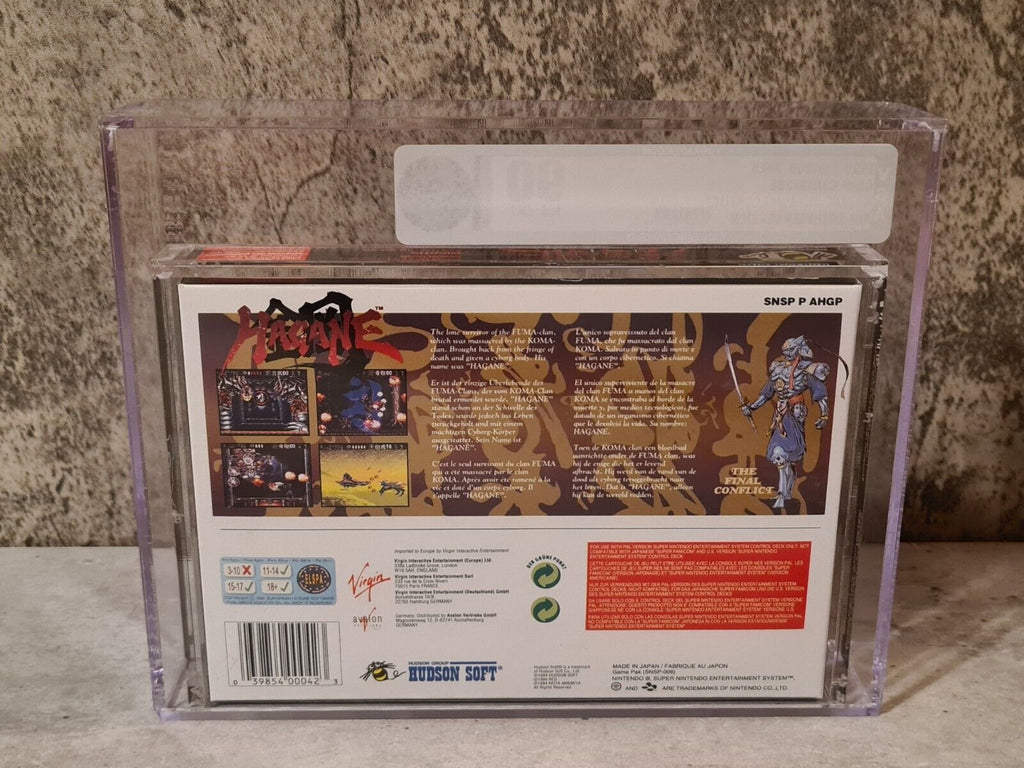 SNES Super Nintendo Hagane The Final Conflict VGA Gold 90 - T-Retro-Games 