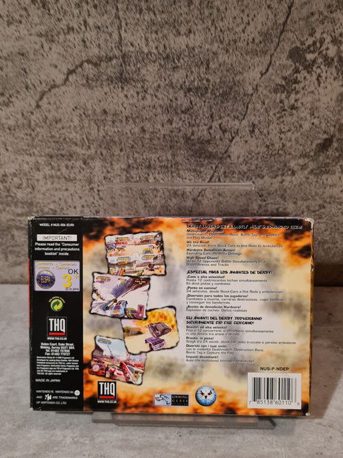 N64 Nintendo 64 Destruction Derby 64 mit OVP und Anleitung EUR - T-Retro-Games 