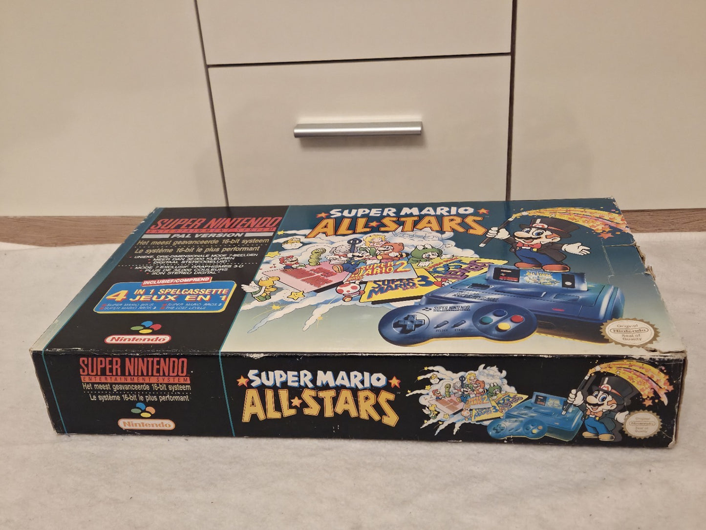 SNES Super Nintendo Super Mario Allstars Konsole Console FAH OVP