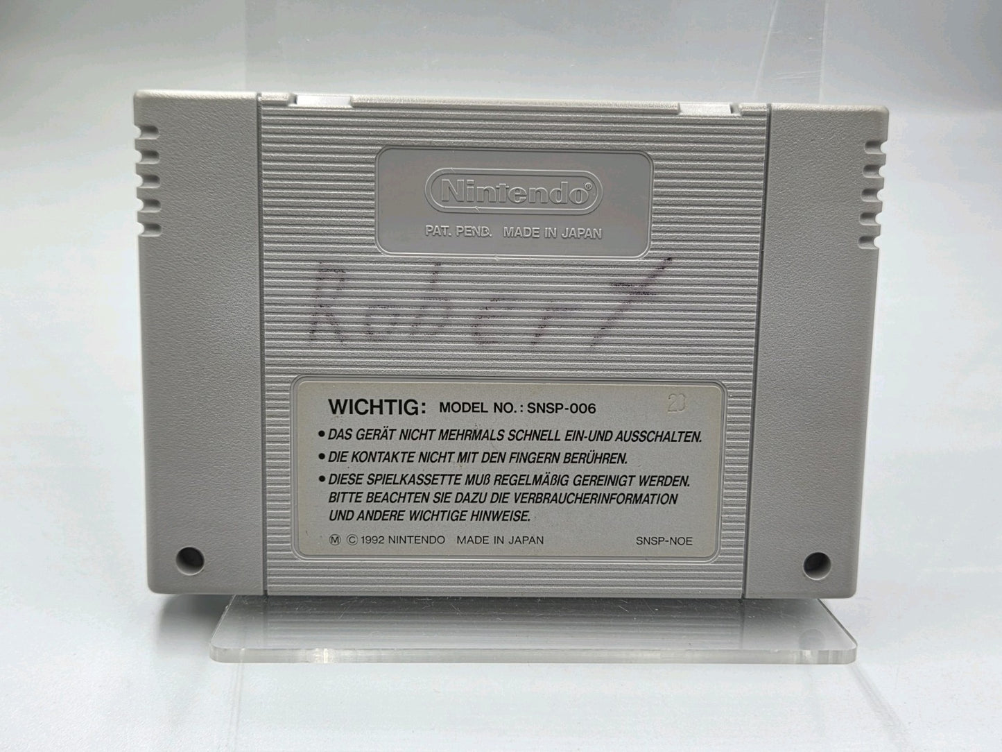 SNES Super Nintendo Super Soccer NOE Modul