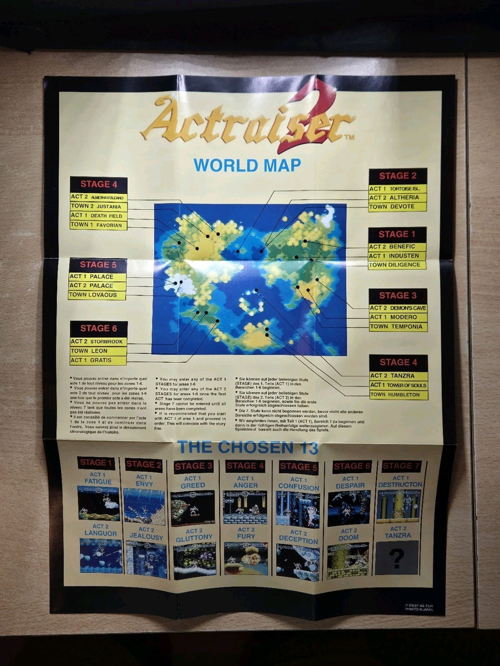 SNES Super Nintendo Spiel ActRaiser 2 mit OVP und Anleitung + Poster EUR