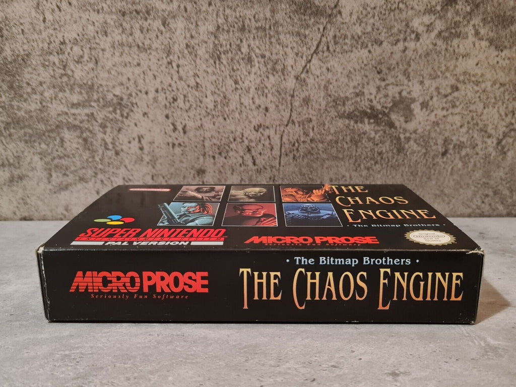 SNES Super Nintendo The Chaos Engine mit OVP und Anleitung UKV - T-Retro-Games 