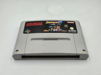 SNES Super Nintendo Starwing mit OVP und Anleitung NOE/SFRG
