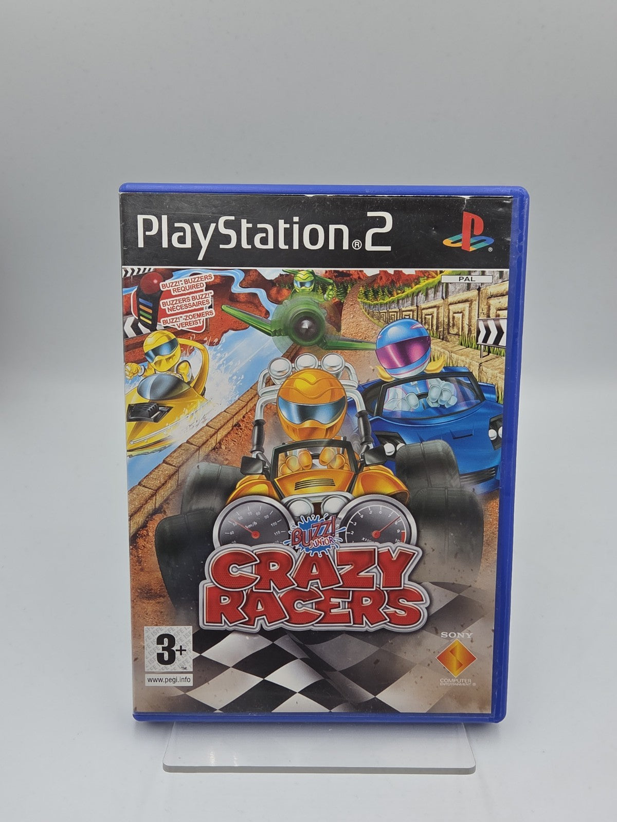 PS2 Playstation 2 Spiel Buzz! Junior Crazy Racers mit OVP und Anleitung Englisch