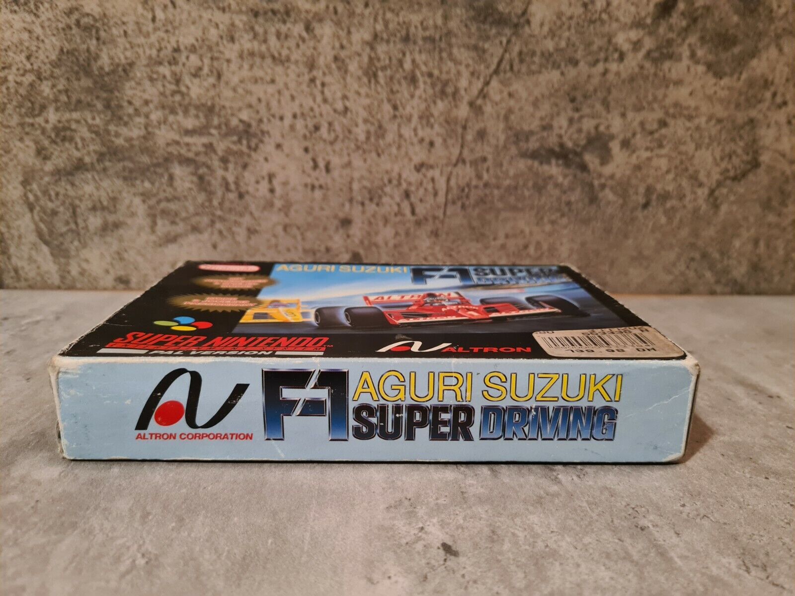 SNES Super Nintendo Aguri Suzuki F-1 Super Driving mit OVP und Anleitung FRG/UKV - T-Retro-Games 