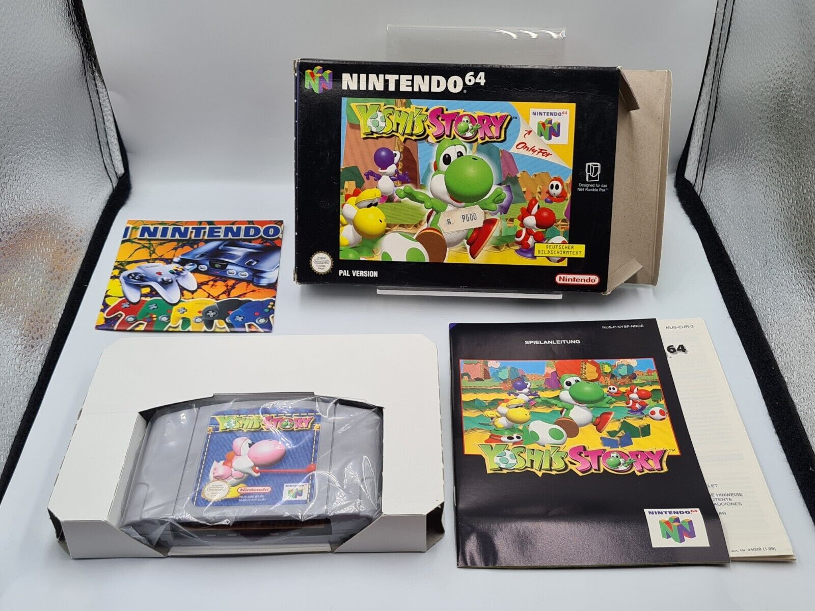 N64 Nintendo 64 Yoshi's Story mit OVP und Anleitung NOE - T-Retro-Games 