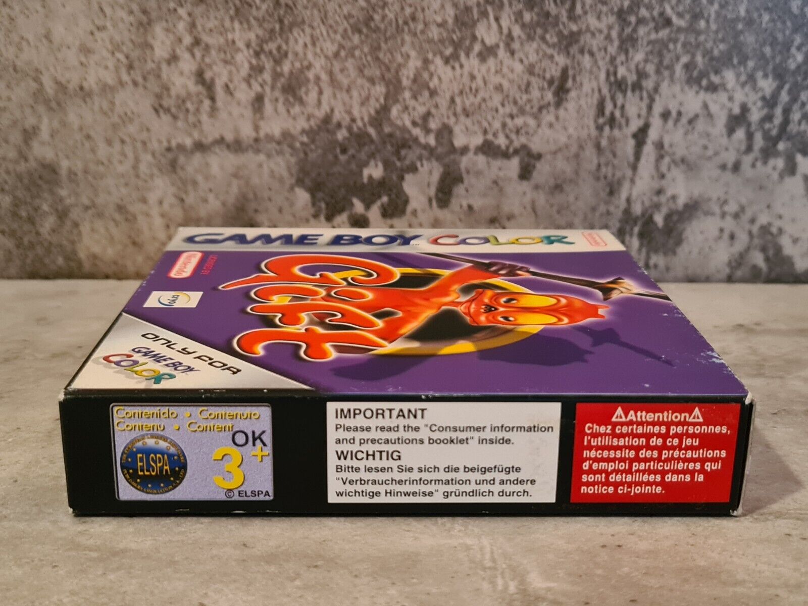 Nintendo Game Boy Color Spiel Gift mit OVP und Anleitung EUR - T-Retro-Games 