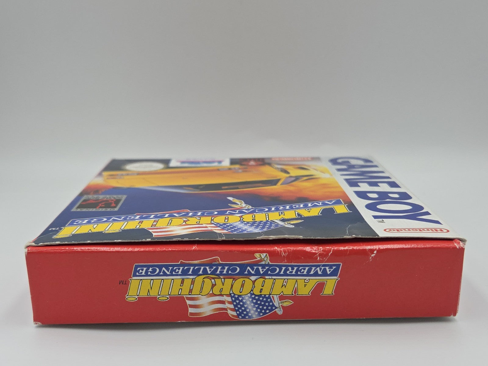 Game Boy Classic Spiel Lamborghini American Challenge mit OVP und Anleitung FRG