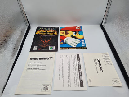 N64 Nintendo 64 Doom 64 mit OVP und Anleitung USA NTSC - T-Retro-Games 