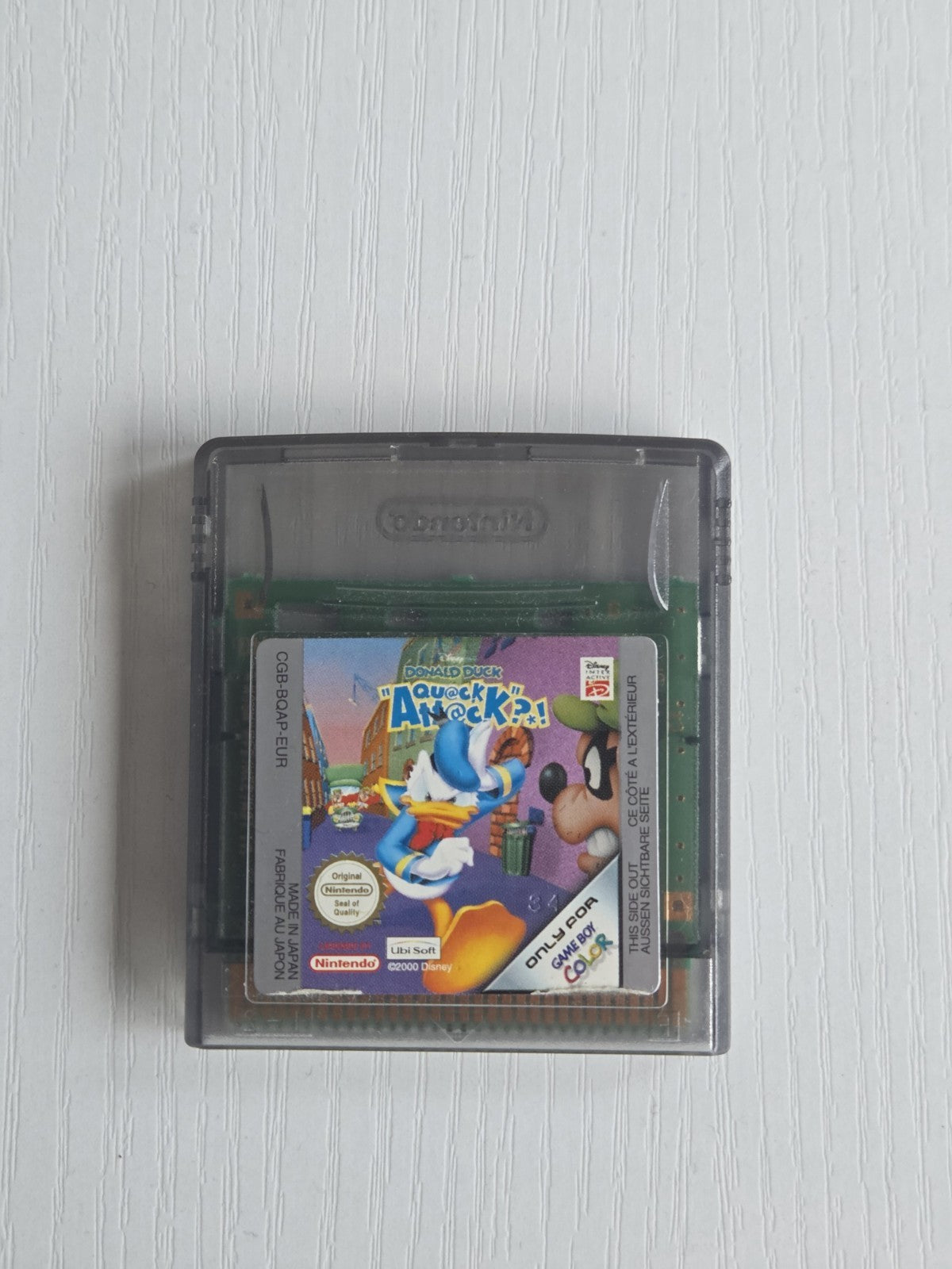 Nintendo Game Boy Color Spiel Disney's Donald Duck Qu@ck Att@ck?! EUR Modul