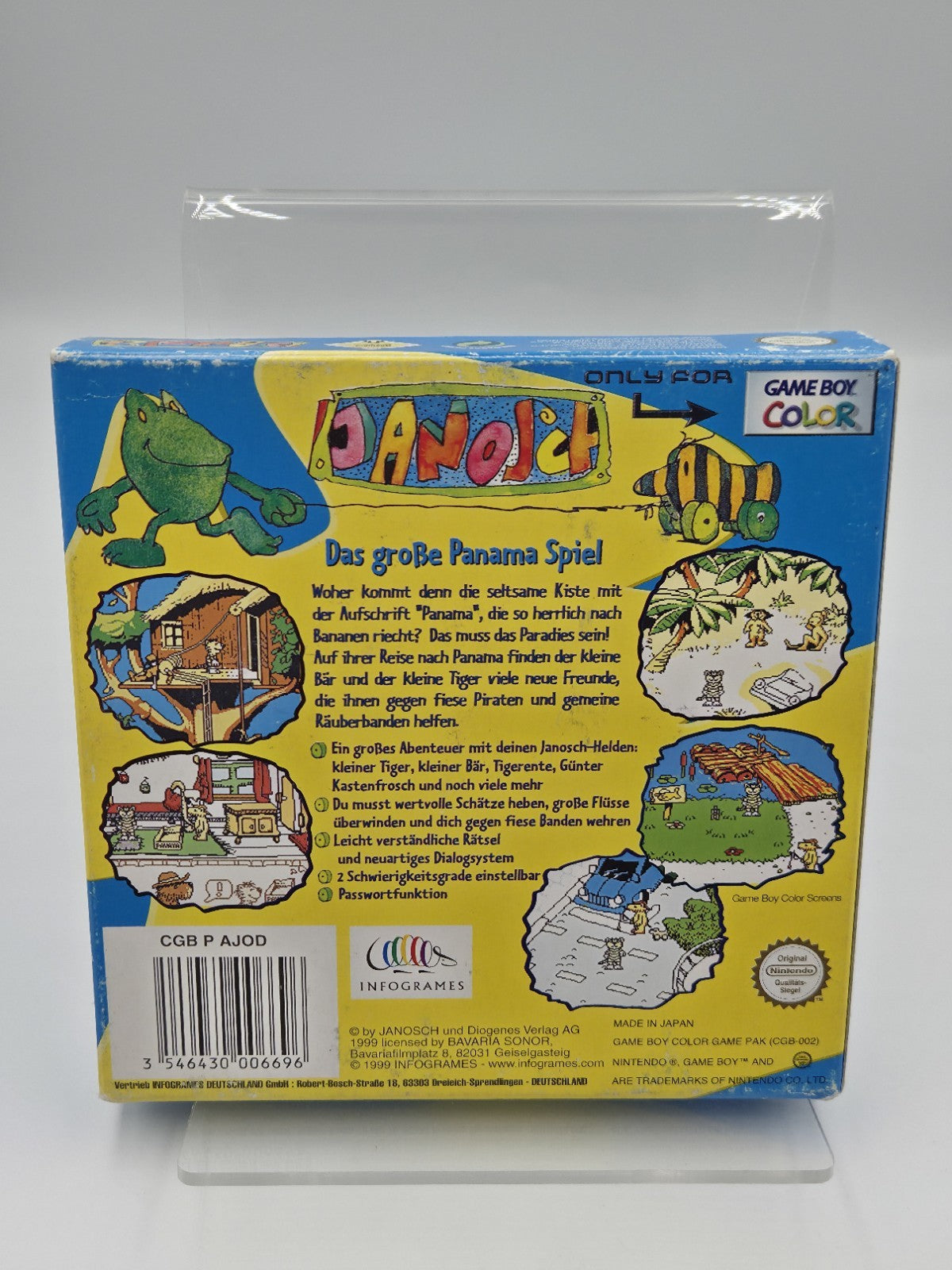 Nintendo Game Boy Color Janosch Das große Panama Spiel mit OVP und Anleitung NOE
