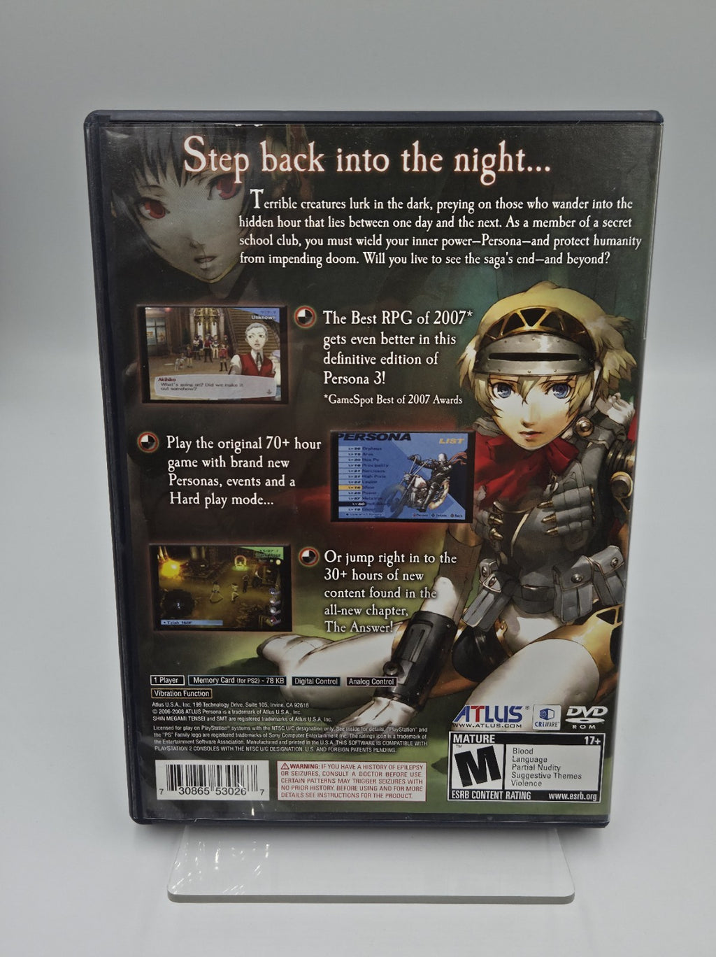 PS2 Playstation 2 Shin Megami Tensei P3F mit OVP und Anleitung USA NTSC-U/C