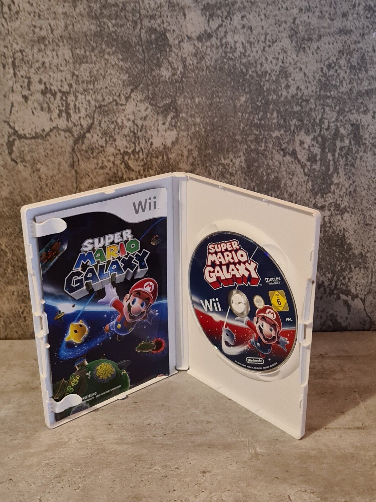 Nintendo Wii Spiel Super Mario Galaxy mit OVP und Anleitung NOE - T-Retro-Games 