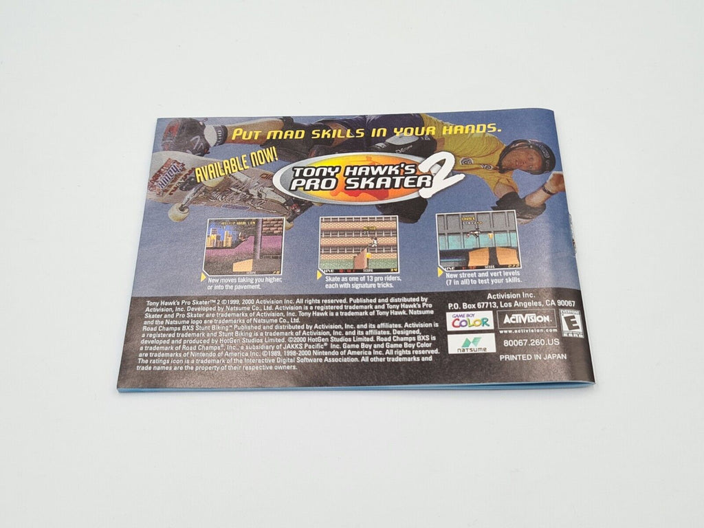 Nintendo Game Boy Color Road Champs mit OVP und Anleitung USA - T-Retro-Games 
