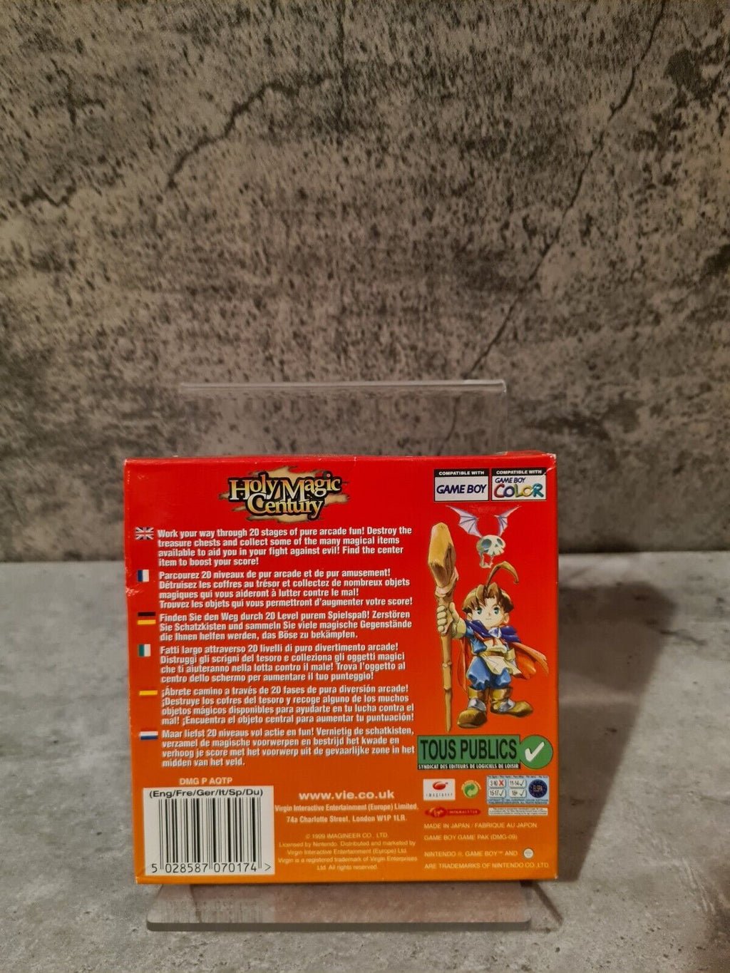 Gameboy Color Holy Magic Century mit OVP und Anleitung EUR - T-Retro-Games 