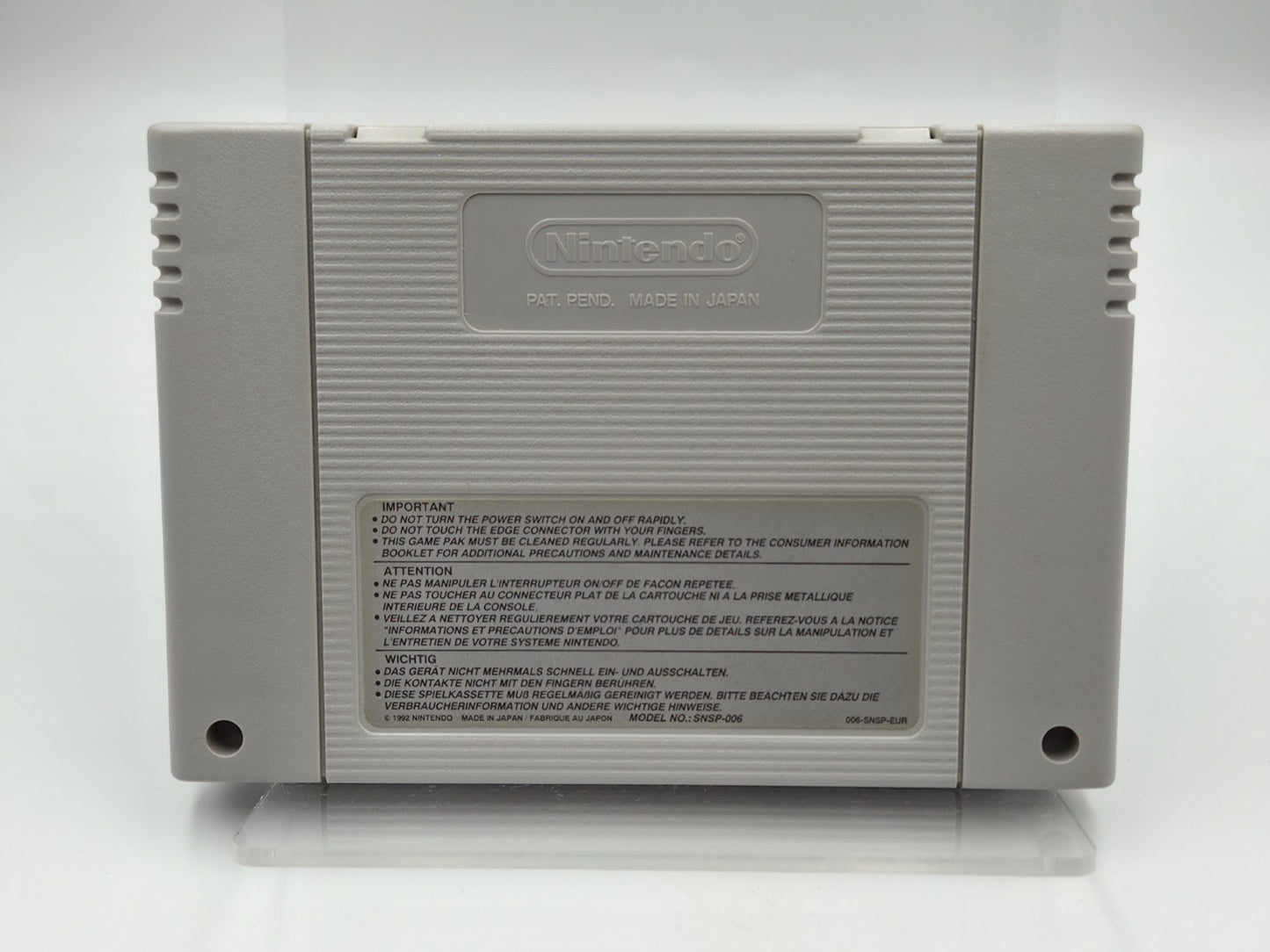 SNES Super Nintendo The Magical Quest Starring Mickey Mouse Modul NOE/SFRG