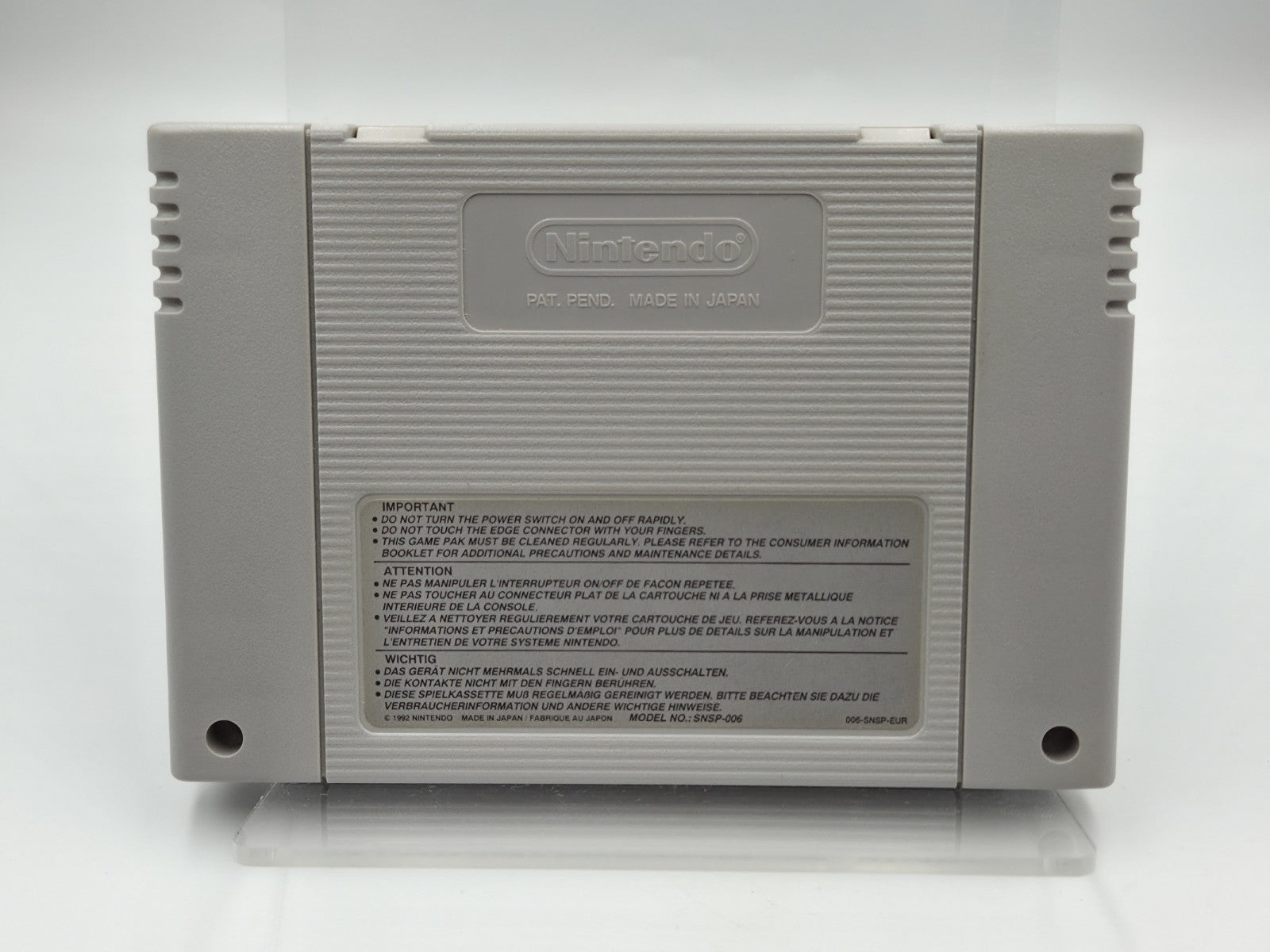 SNES Super Nintendo The Magical Quest Starring Mickey Mouse Modul NOE/SFRG