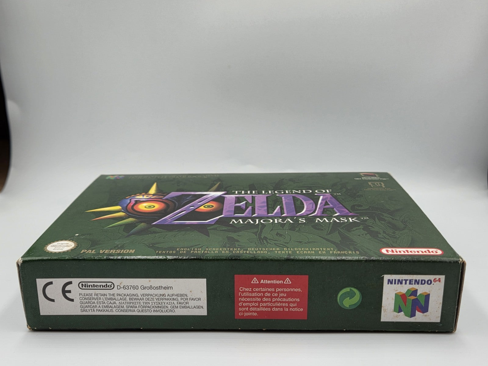 N64 Nintendo 64 The Legend of Zelda Majora's Mask mit OVP und Anleitung EUR