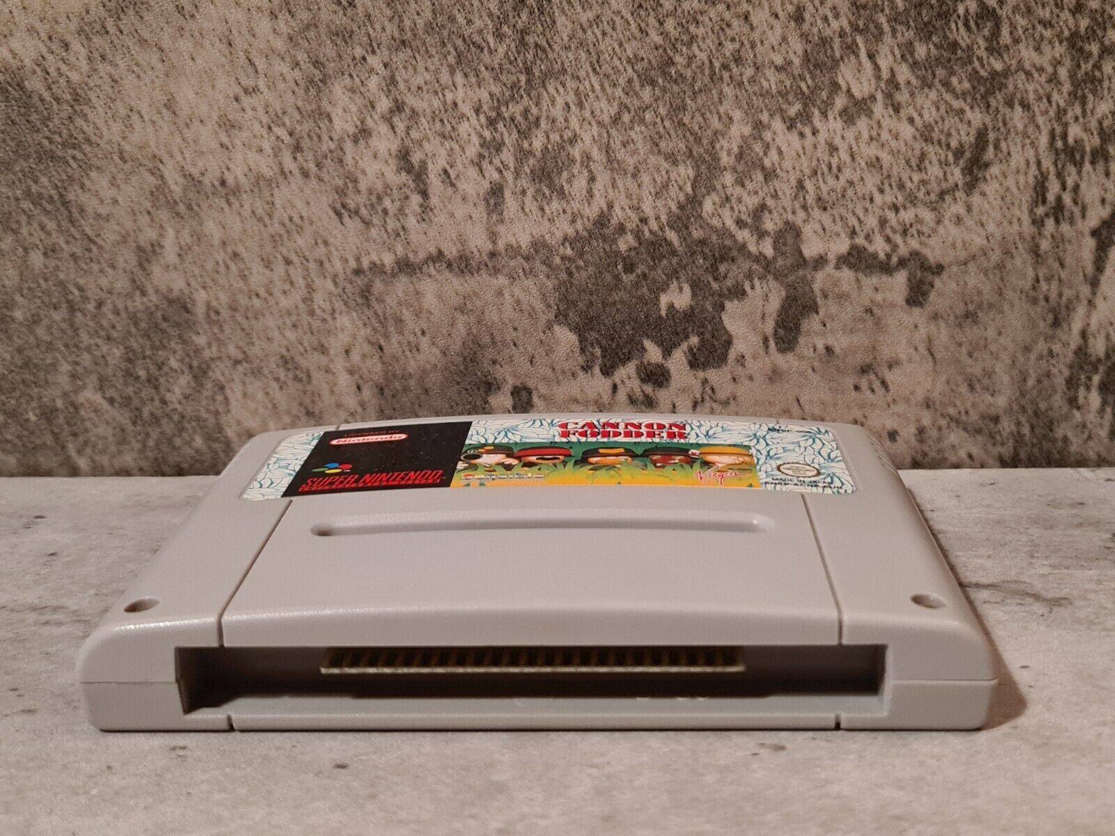 SNES Super Nintendo Cannon Fodder EUR Modul - T-Retro-Games 