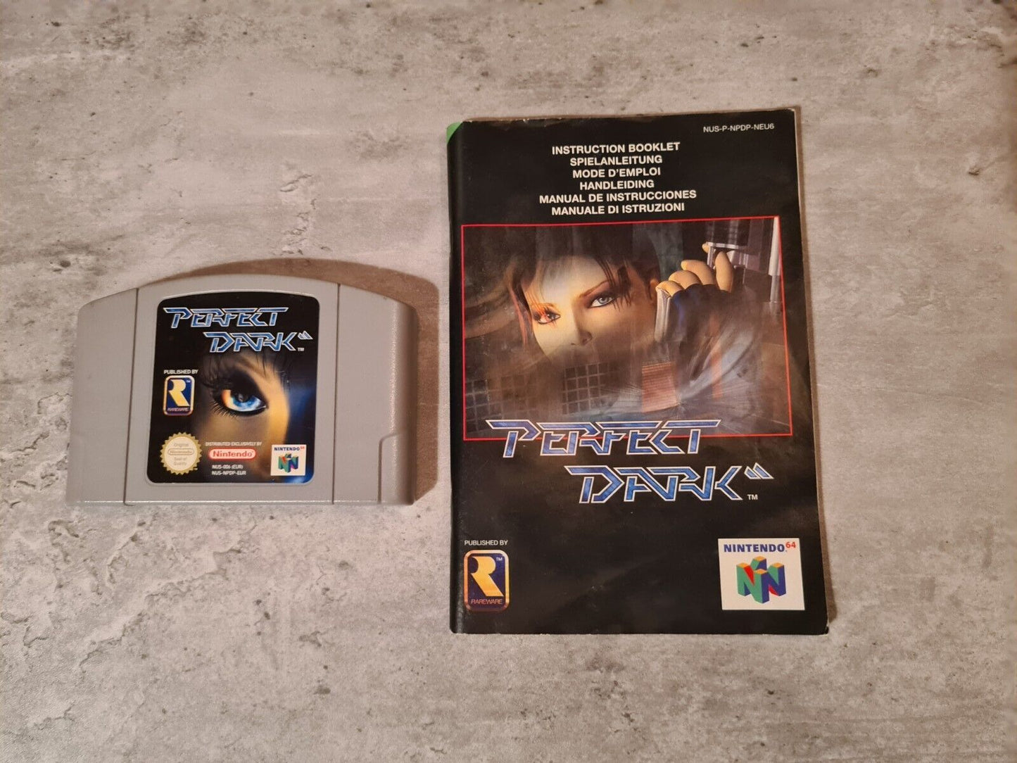 N64 Nintendo 64 Perfect Dark mit OVP und Anleitung EUR - T-Retro-Games 