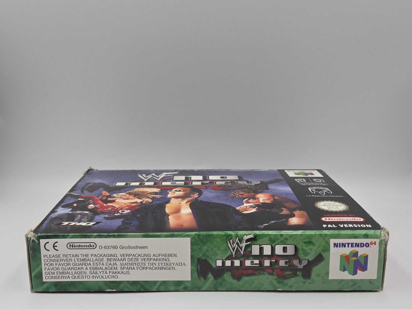 N64 Nintendo 64 WWF No Mercy mit OVP und Anleitung EUR