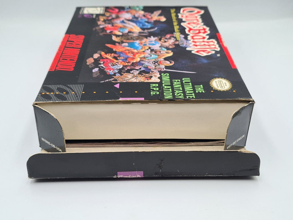 SNES Super Nintendo Ogre Battle mit OVP und Anleitung + Karten NTSC-USA - T-Retro-Games 