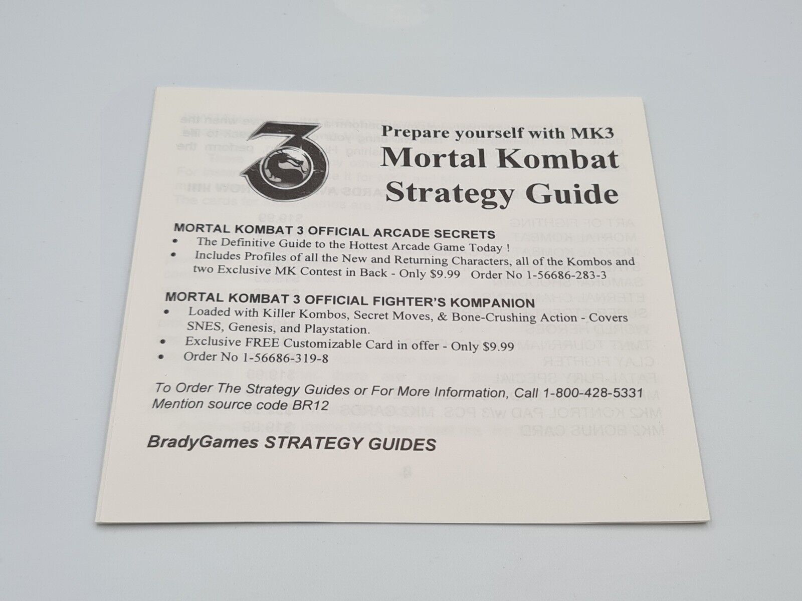 Sega Genesis Mortal Kombat 3 Kontrol Pad Version 1 Controller Joystick OVP - T-Retro-Games 