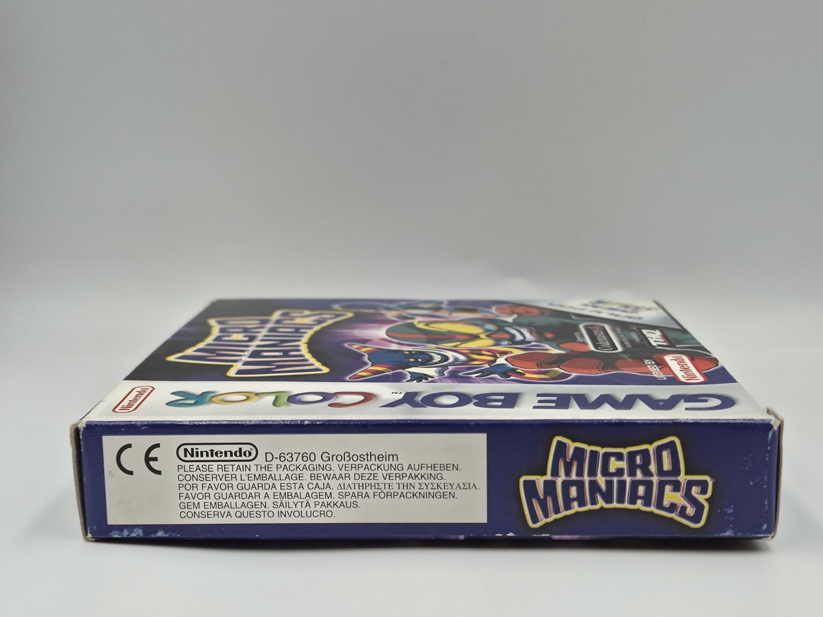 Nintendo Game Boy Color Spiel Micro Maniacs mit OVP und Anleitung EUR