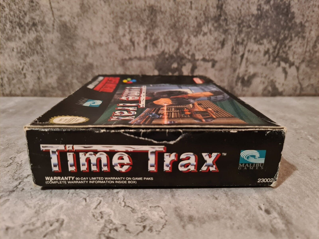 SNES Super Nintendo Time Trax mit OVP und Anleitung UKV - T-Retro-Games 