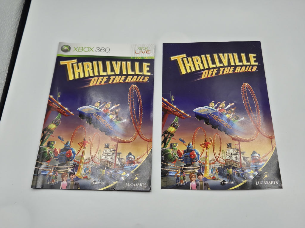 XBOX360 Spiel Thrillville Off The Rails mit OVP und Anleitung Englisch