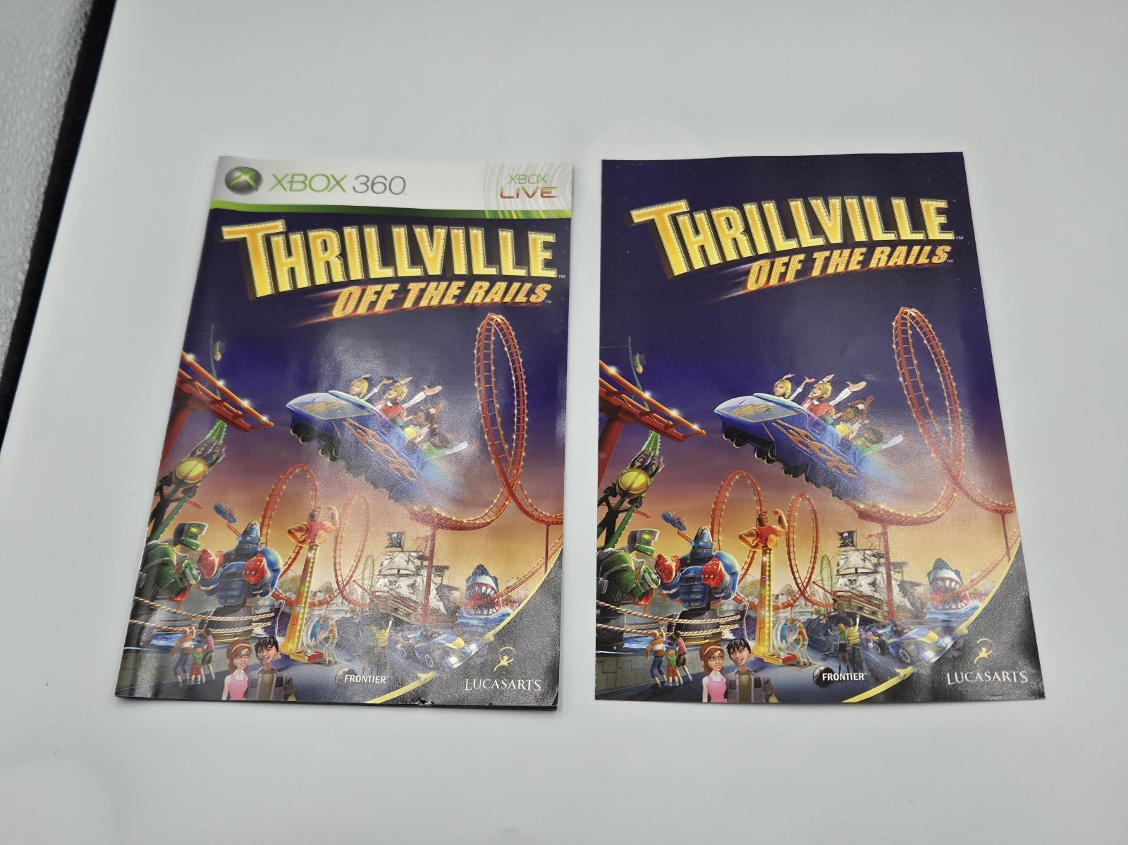 XBOX360 Spiel Thrillville Off The Rails mit OVP und Anleitung Englisch