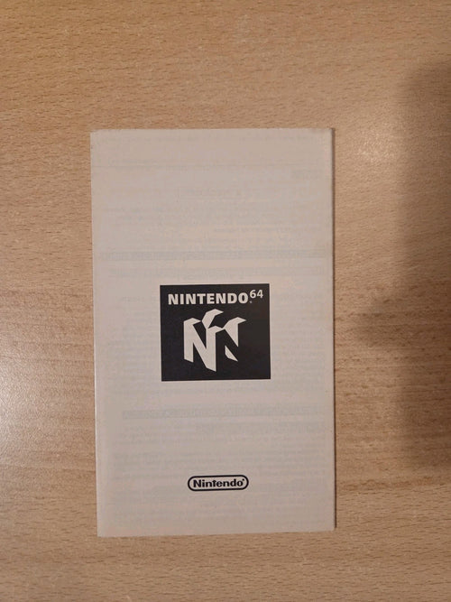 N64 Nintendo 64 Consumer Information Spielanleitung Instruction Booklet EUR-2