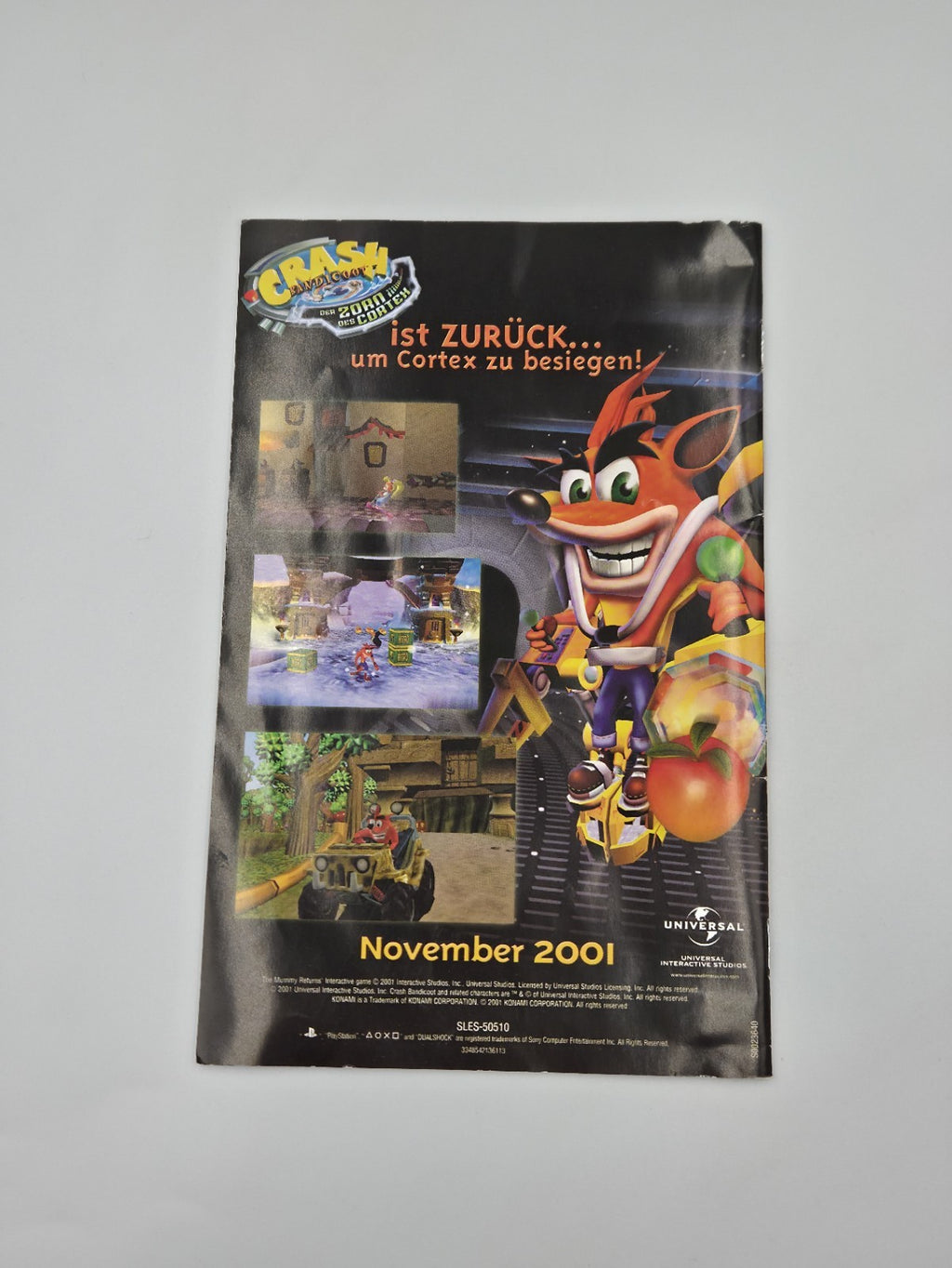 PS2 Playstation 2 Spiel Die Mumie Kehrt Zurück mit OVP und Anleitung Deutsch