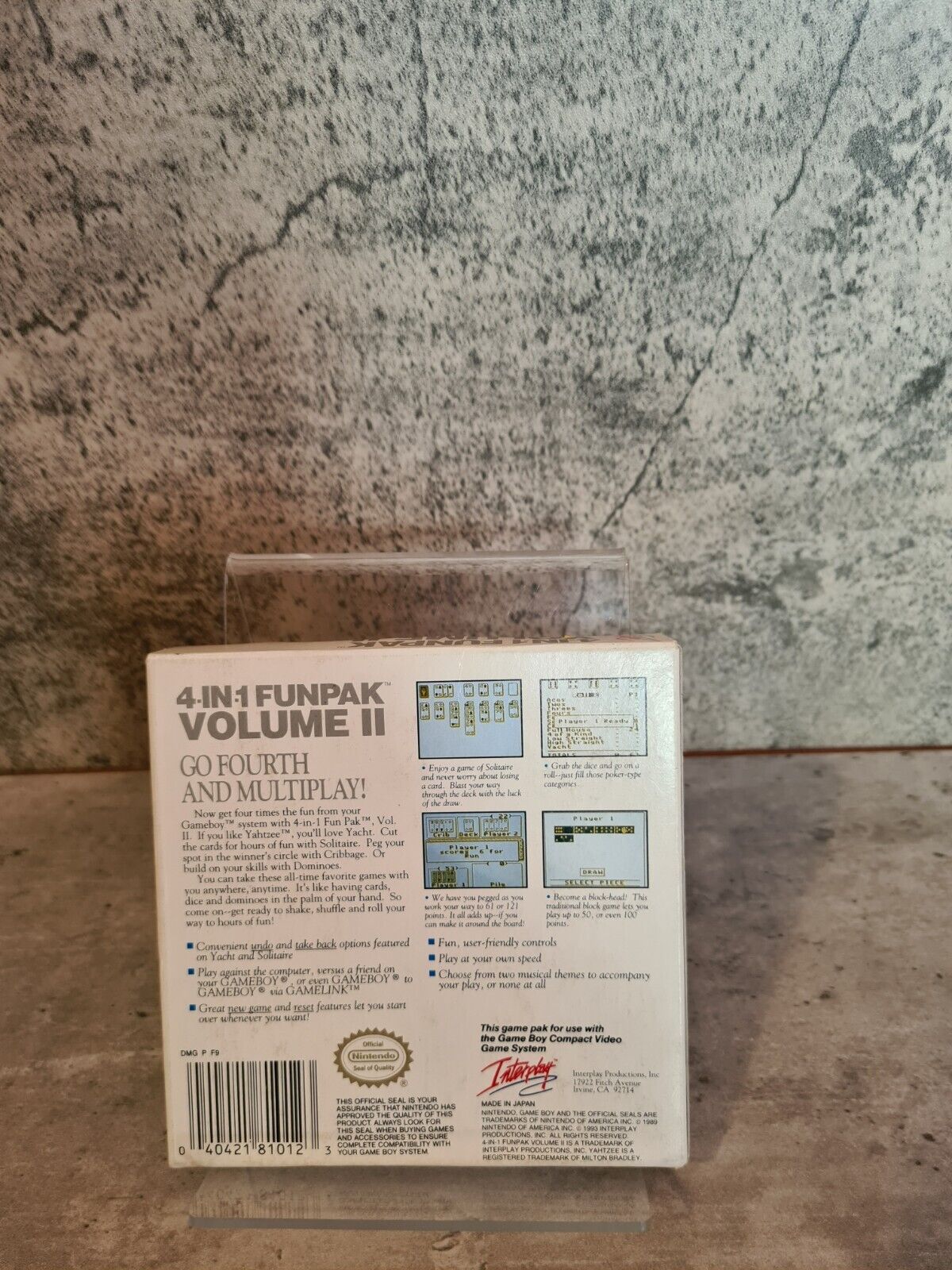 Nintendo Game Boy Classic 4-in-1 Fun Pak Volume II mit OVP und Anleitung USA - T-Retro-Games 