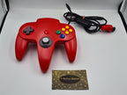 Nintendo 64 N64 Controller Rot Red - T-Retro-Games 