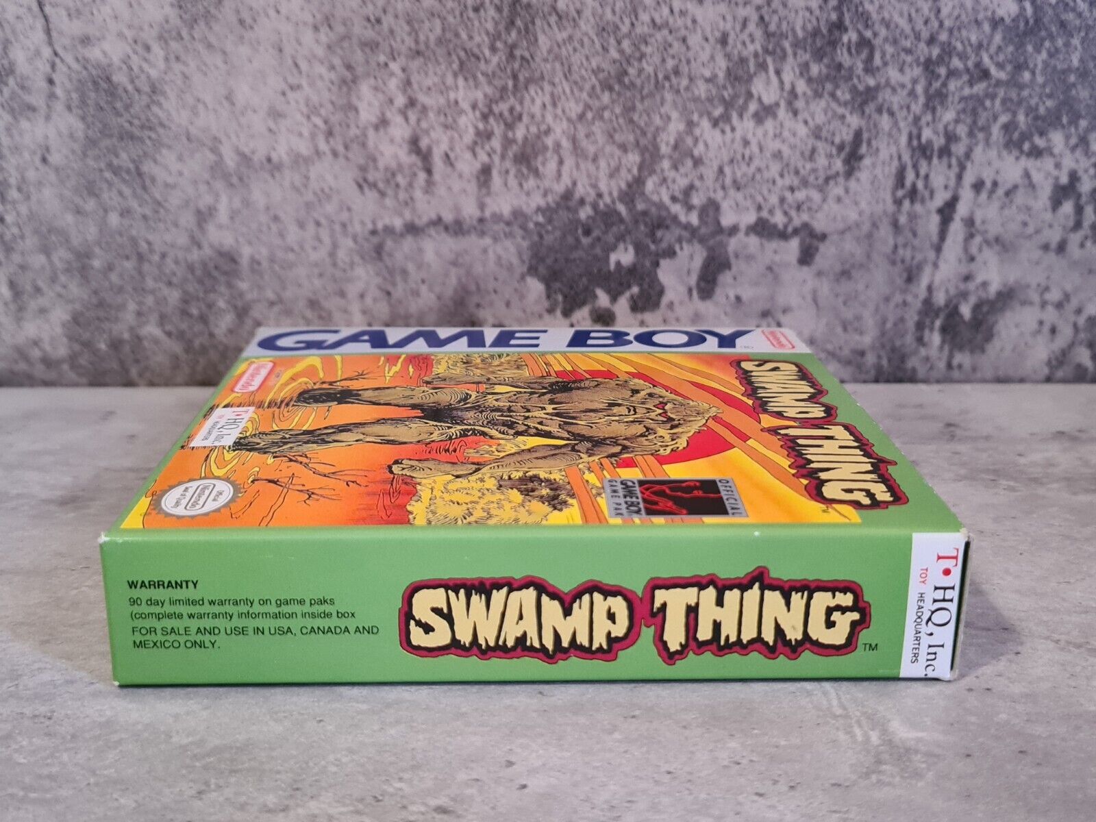 Nintendo Game Boy Classic Swamp Thing mit OVP und Anleitung USA - T-Retro-Games 