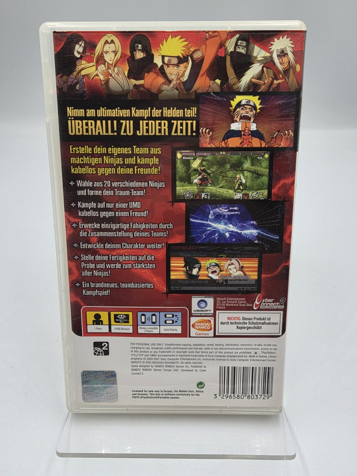 Sony PSP Spiel Naruto Ultimate Ninja Heroes mit OVP Deutsch