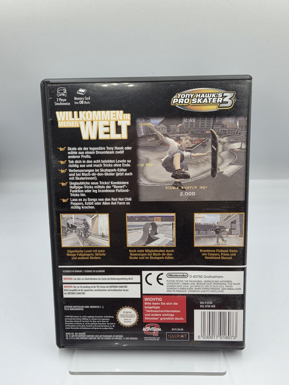 Nintendo GameCube Tony Hawk's Pro Skater 3 mit OVP und Anleitung NOE - T-Retro-Games 