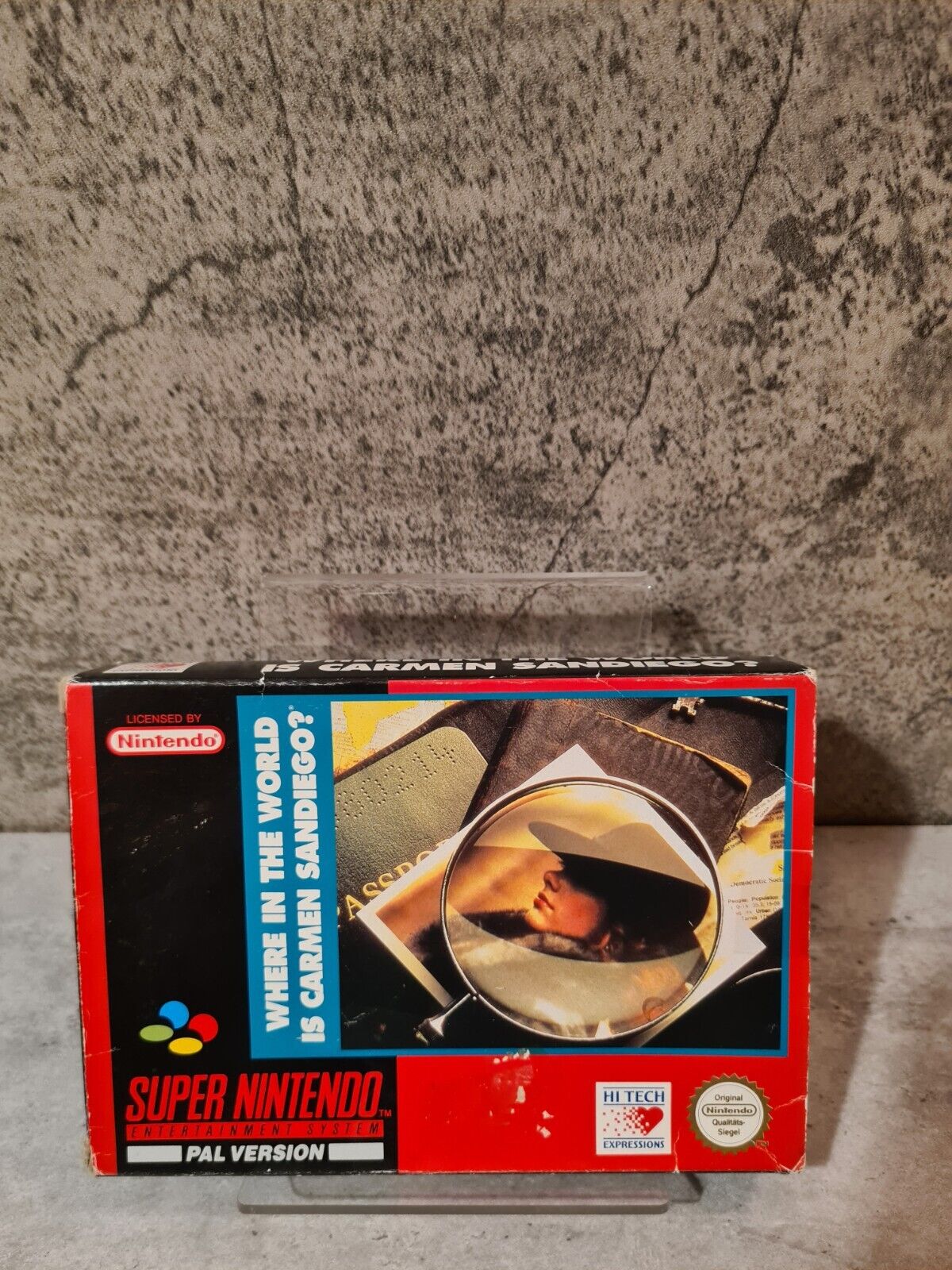 SNES Super Nintendo Where In This World is Carmen Sandiego + OVP + Anleitung NOE - T-Retro-Games 