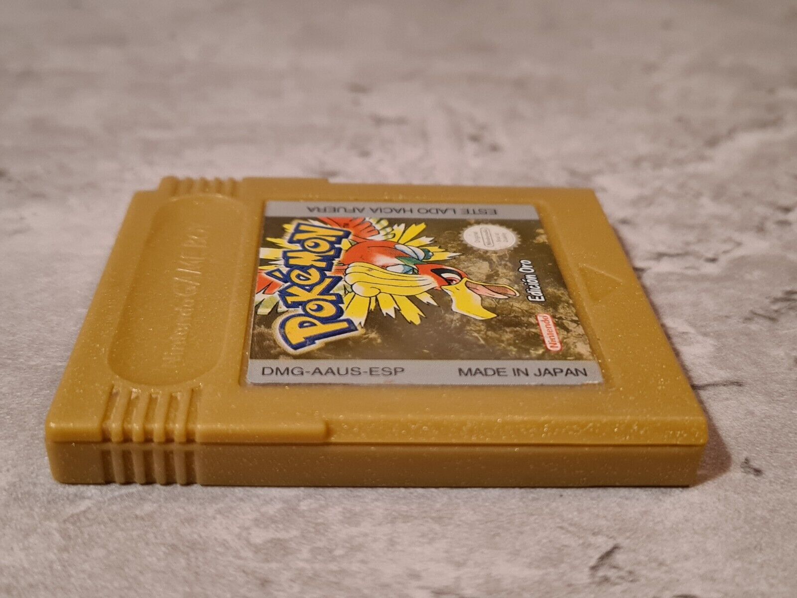 Nintendo Game Boy Color Spiel Pokemon Ediciòn Oro ESP Modul Speichert - T-Retro-Games 