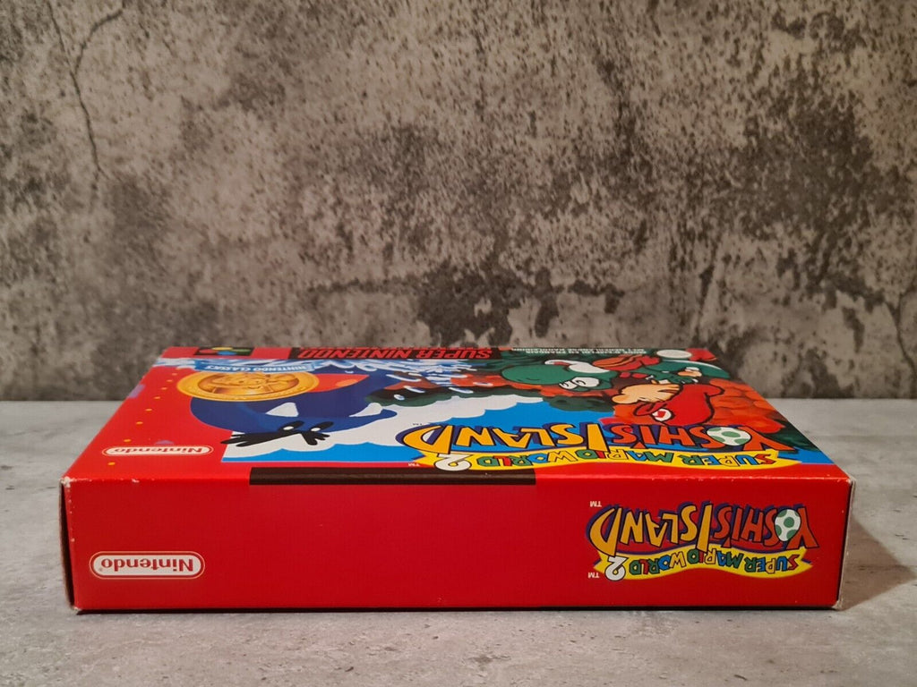 SNES Super Nintendo Super Mario World 2 Yoshi's Island mit OVP und Anleitung FAH - T-Retro-Games 