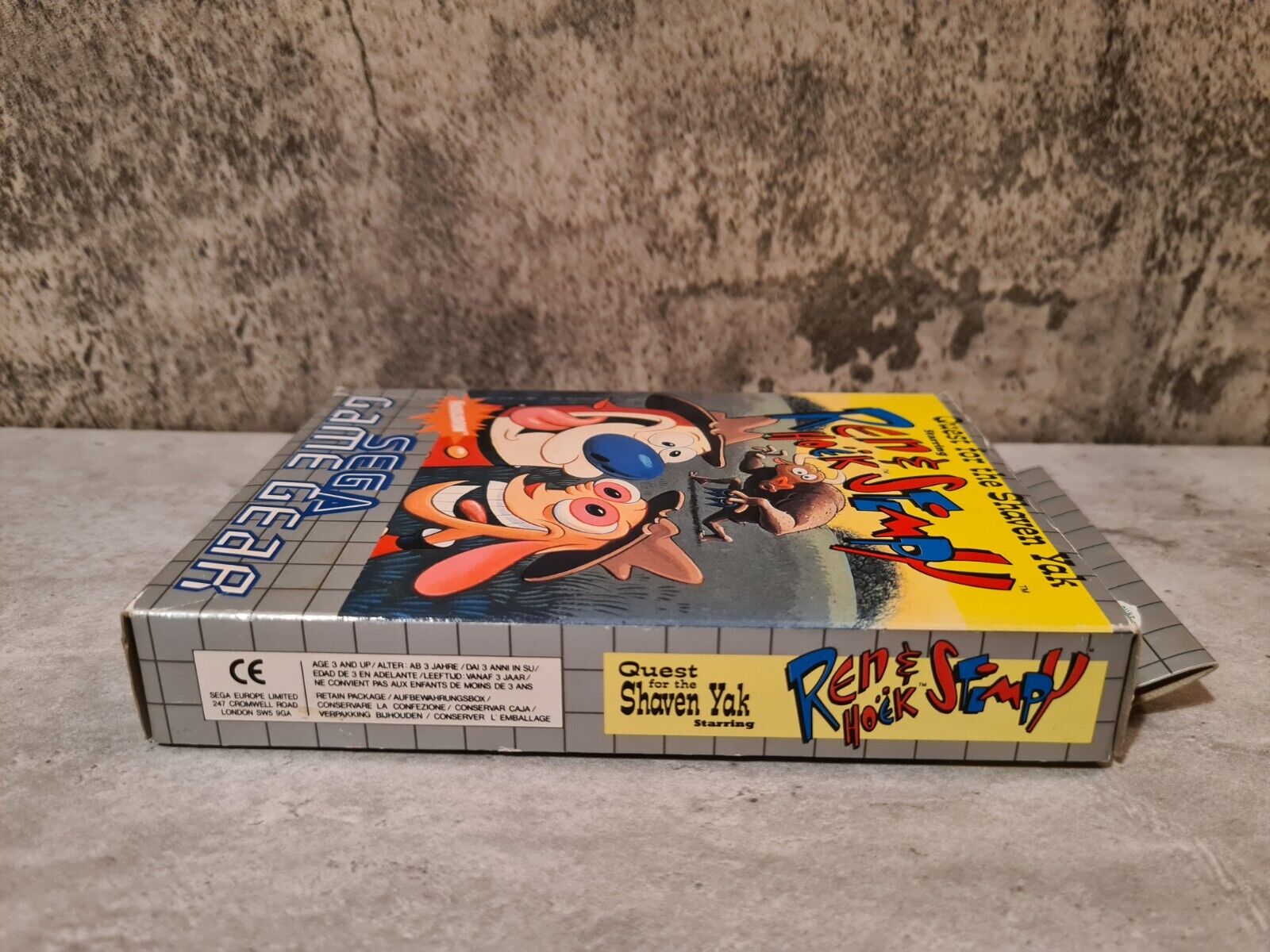 Game Gear The Ren & Stimpy Show Quest for the Shaven Yak mit OVP + Anleitung - T-Retro-Games 