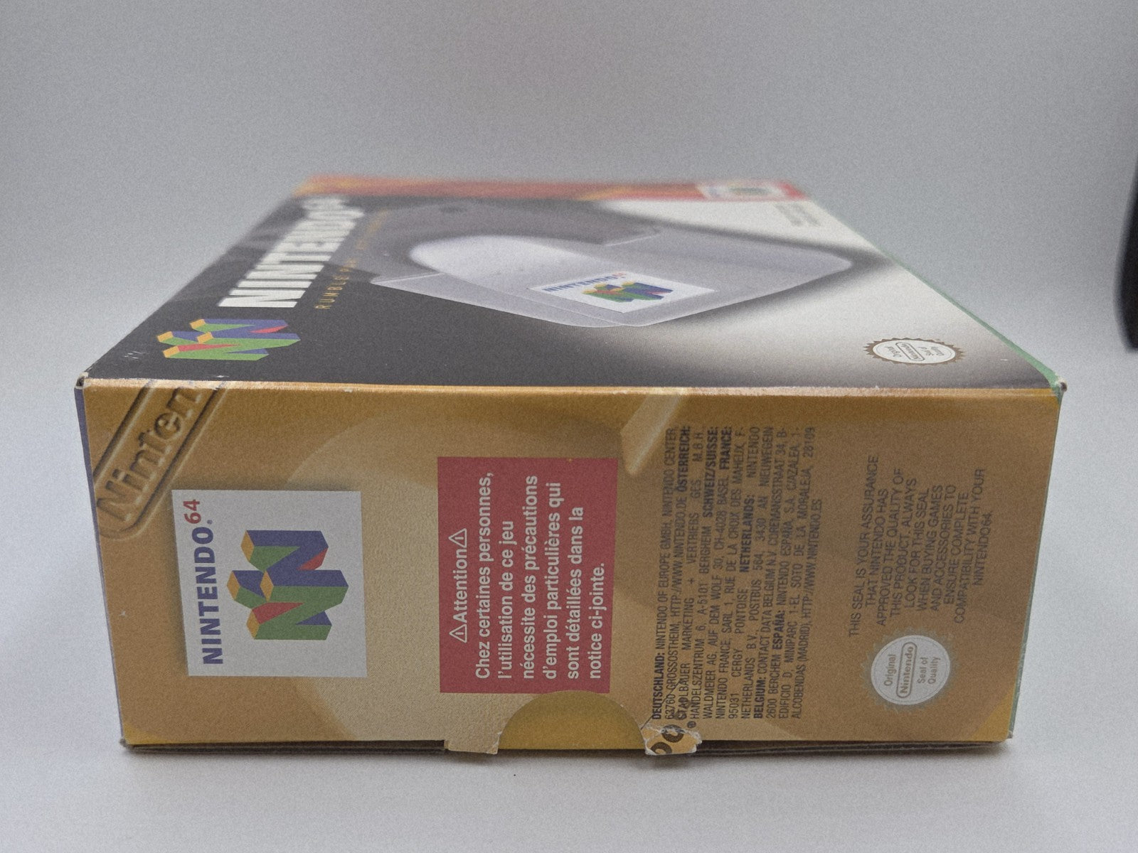N64 Nintendo 64 Rumble Pak Vibration Kit mit OVP und Anleitung EUR