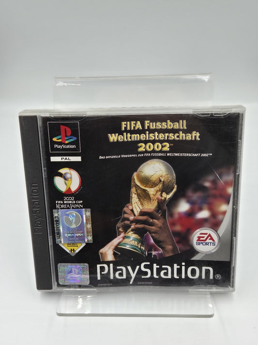 PS1 Playstation 1 Fifa Fussball Weltmeisterschaft 2002 mit OVP und Anleitung 