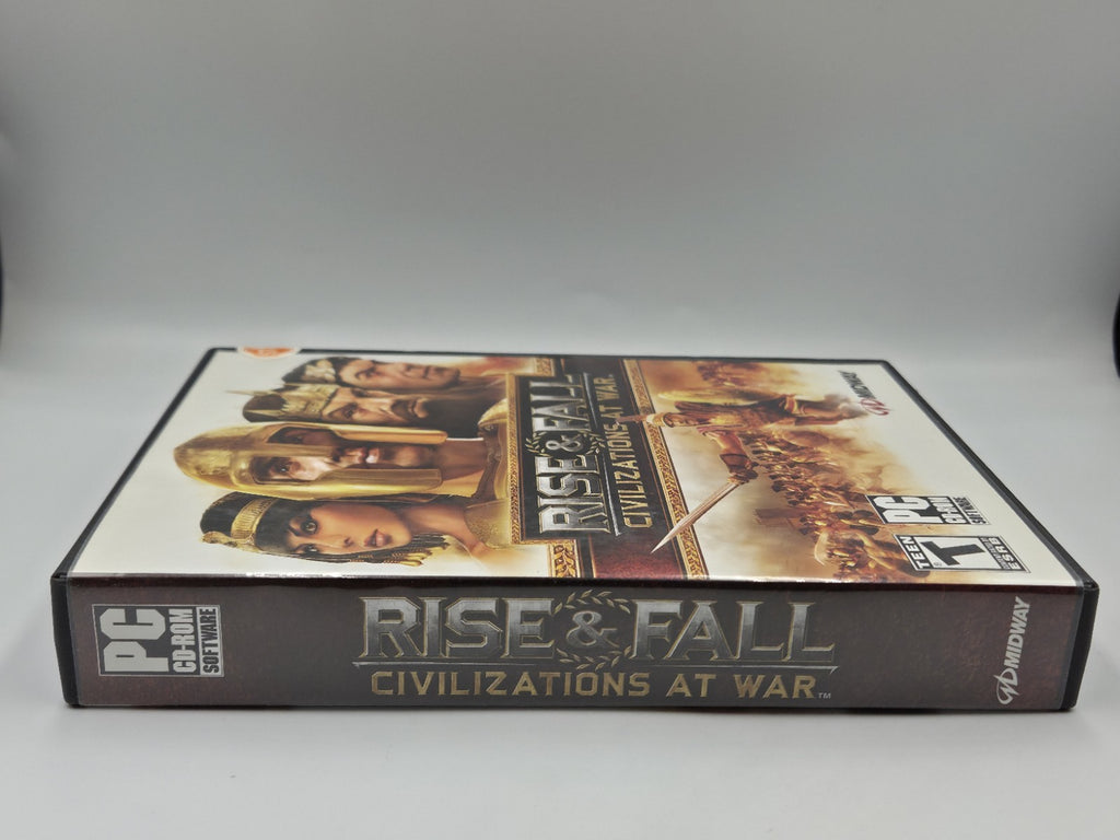 PC-CD Rom Spiel Rise & Fall Civilizations at War Pappschuber USA 4 Discs