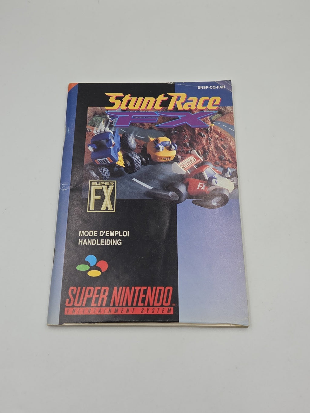 SNES Super Nintendo Spiel Stunt Race FX mit OVP und Anleitung FAH