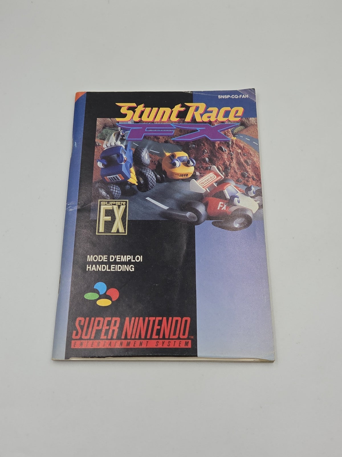 SNES Super Nintendo Spiel Stunt Race FX mit OVP und Anleitung FAH
