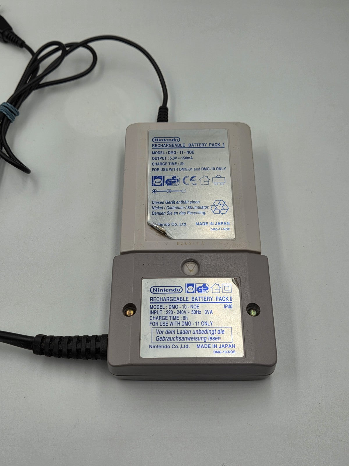 Nintendo Game Boy Classic Rechargeable Battery Pack II 2 DMG-10-NOE